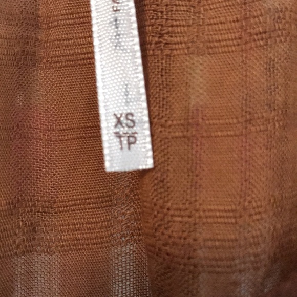 Free people long sleeve button up flowy top xs - Picture 3 of 6